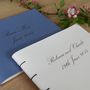 Large Engraved Leather Guest Book, thumbnail 11 of 12
