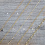 Solid 9ct Yellow Gold Chain Trace Chain Belcher Chain, thumbnail 2 of 6