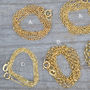 Solid 9ct Yellow Gold Chain Trace Chain Belcher Chain, thumbnail 3 of 6