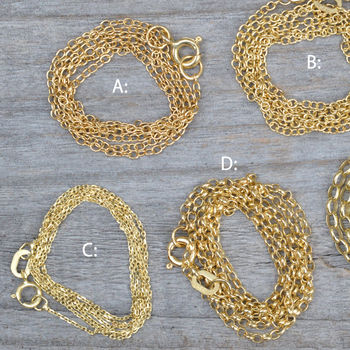 Solid 9ct Yellow Gold Chain Trace Chain Belcher Chain, 3 of 6