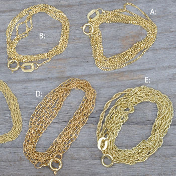 Curb Chain Belcher Chain Rope Chain In 9ct Yellow Gold, 4 of 6