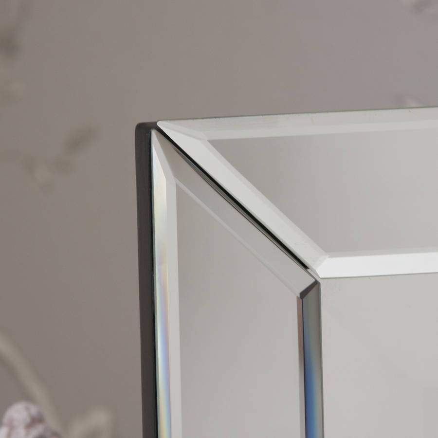 medium bevelled dressing table triple mirror by decorative mirrors