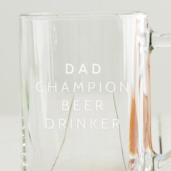 Personalised 'Champion Beer Drinker' Tankard, 4 of 4