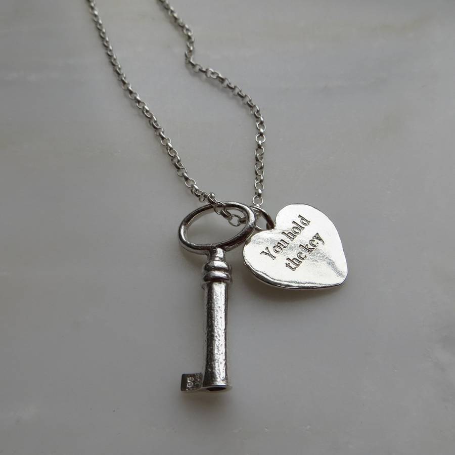 key to my heart necklace by gracie collins