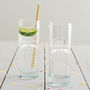 Personalised 'Drinks Connoisseur' Hi Ball Glass, thumbnail 1 of 5