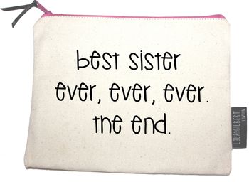 'Best Sister Ever' Pouch, 2 of 4