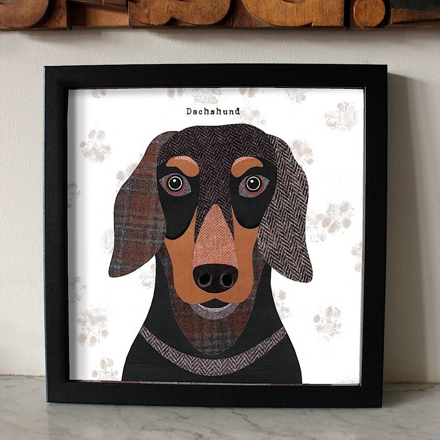 Dachshund Dog Print By Simon Hart