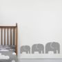 Children's Elephant Family Wall Stickers, thumbnail 4 of 9