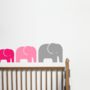 Children's Elephant Family Wall Stickers, thumbnail 5 of 9