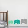 Children's Elephant Family Wall Stickers, thumbnail 6 of 9