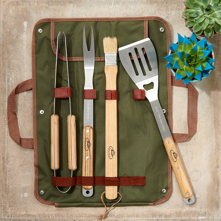 Personalised Barbecue Tool Set By All Things Brighton