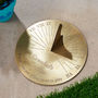Personalised Copernicus Brass Sundial, thumbnail 8 of 12