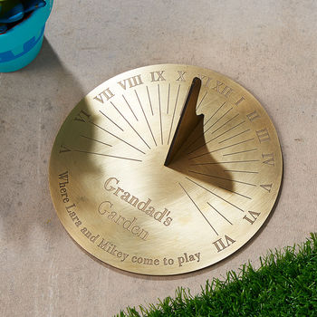 Personalised Copernicus Brass Sundial, 8 of 10