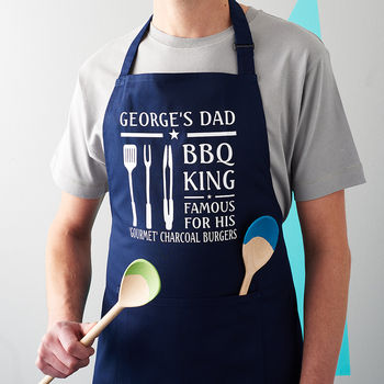 Personalised Barbecue King Apron, 2 of 7