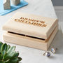 Personalised Wooden Cufflink Box, thumbnail 1 of 6