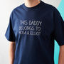 Men's Personalised Daddy T Shirt, thumbnail 1 of 10
