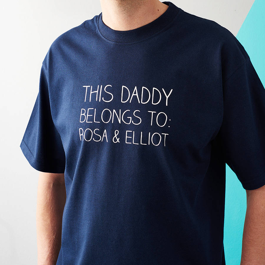Men's Personalised Daddy T Shirt, 1 of 9