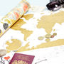 Scratch Map® Original Travel Size Poster, thumbnail 2 of 8