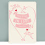 Personalised Metal Love Birds Print For Couples, thumbnail 1 of 5