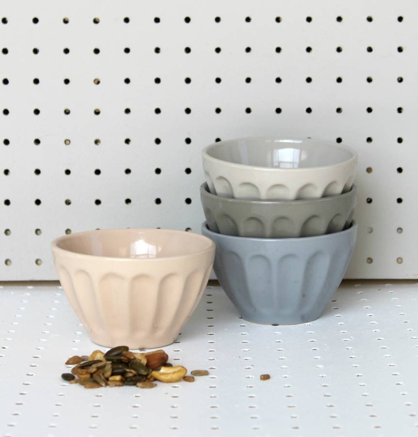 ceramic grey bowl by posh totty designs interiors