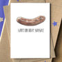 'You Clever Sausage' Funny Exam Or Graduation Card, thumbnail 2 of 5