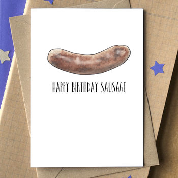 'You Clever Sausage' Funny Exam Or Graduation Card, 2 of 5