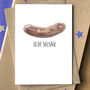 'You Clever Sausage' Funny Exam Or Graduation Card, thumbnail 3 of 5