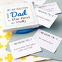 Personalised Best Dad Notes, thumbnail 1 of 12