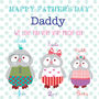 Happy Father's Day Owl Card, thumbnail 2 of 3