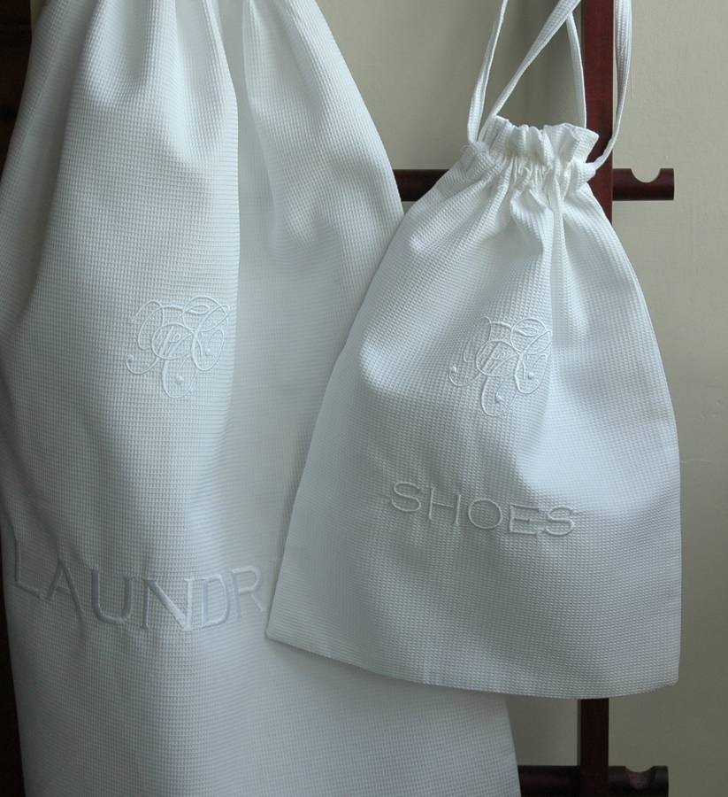 Waffle Laundry, Hairdryer And Shoe Bags, 1 of 2