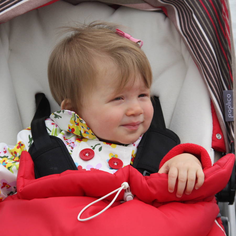 Footmuff For Pushchair And/Or Car Seat By Poplico | notonthehighstreet.com