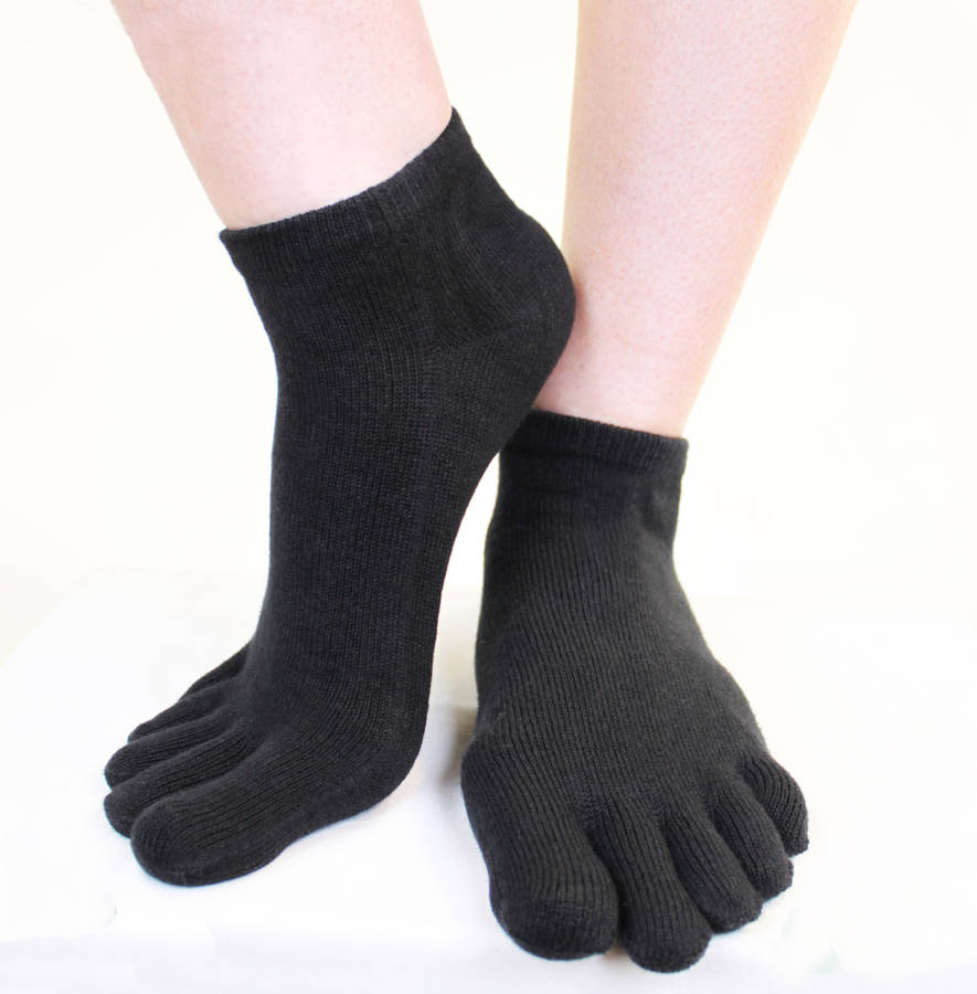 plain anklet toe socks by toetoe | notonthehighstreet.com