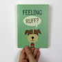 'Feeling Ruff?' Dog Get Well Soon Card, thumbnail 2 of 2
