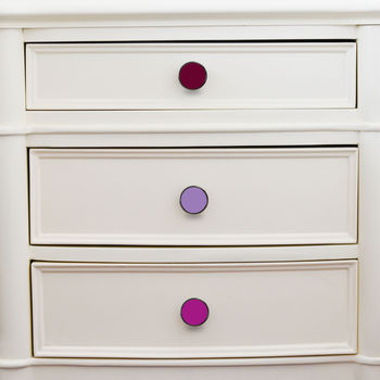 Purple Colourful Cupboard Drawer Knob Handles, 4 of 10