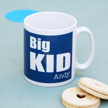 Personalised Daddy And Me 'Big Kid' Mug Set, 3 of 4