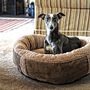 Wraparound Fleece Dog Bed Medium, thumbnail 3 of 12