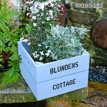 Personalised Square Planter Crate, 2 of 7
