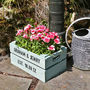 Personalised Small Planter Crate, thumbnail 2 of 9
