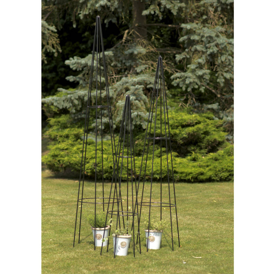 Garden Plant Support Obelisk 6ft Made In Britain By The Orchard Notonthehighstreet Com