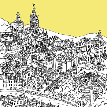 Personalised Seville Print, 2 of 10
