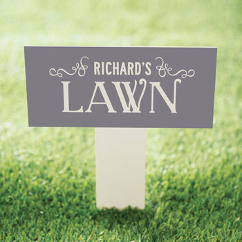 Personalised Garden Lawn Sign, 3 of 5