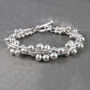 Graduated Statement Solid Sterling Silver Necklace, thumbnail 8 of 8