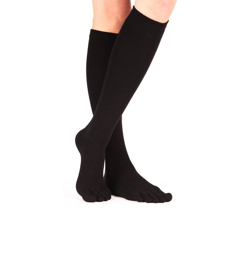 knee high toe socks by toetoe | notonthehighstreet.com