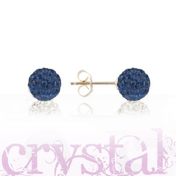 Crystal Ball And Sterling Silver Earrings, 11 of 12