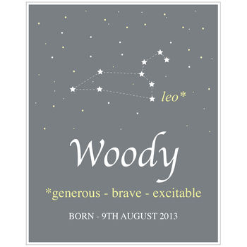 Personalised 'Daddy's Little Stars' Father's Day Print, 7 of 8