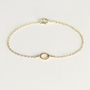 Delicate Gold Vermeil Circle Bracelet, thumbnail 1 of 4