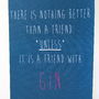 Gin Friendship Card, thumbnail 1 of 5