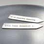 Anniversary Personalised Collar Stiffeners, thumbnail 1 of 3