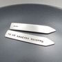 Anniversary Personalised Collar Stiffeners, thumbnail 2 of 3