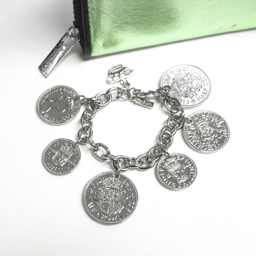 coin bracelet by anna lou of london | notonthehighstreet.com